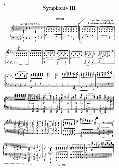 First page of Symphony No.3