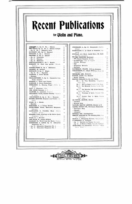 First page of 4 Morceaux