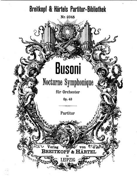 First page of Nocturne symphonique