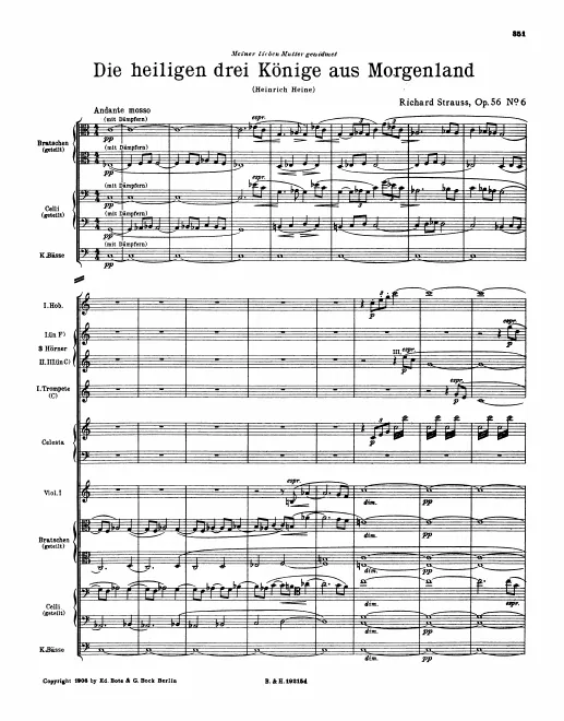 First page of 6 Lieder