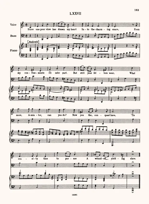 First page of Since One Poor View Has Drawn My Heart