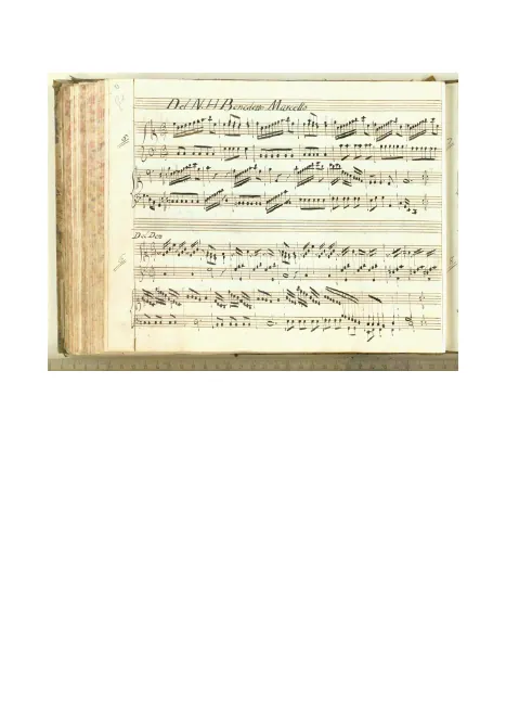 First page of Minuets for Maria Venier