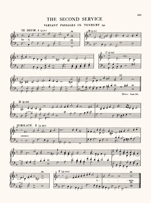Selections (Variant Passages)