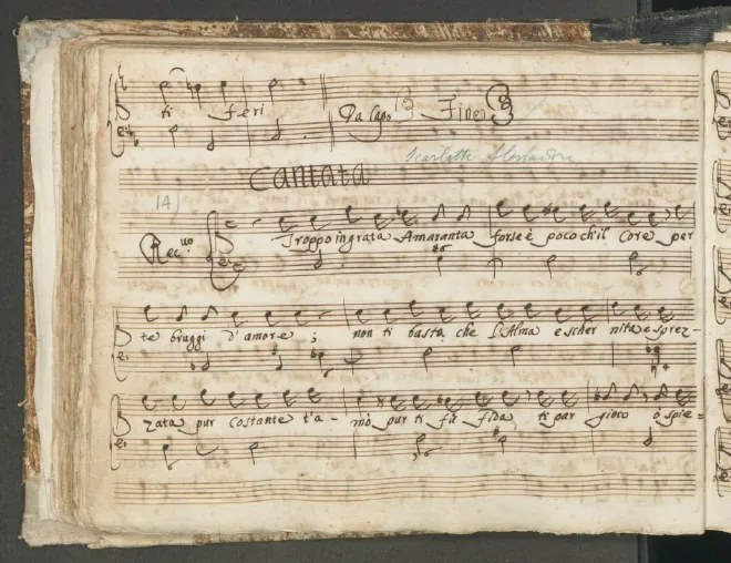 First page of Troppo ingrata Amaranta