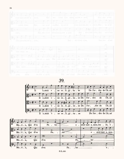 First page of Il estoit une religieuse