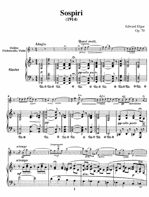 First page of Sospiri