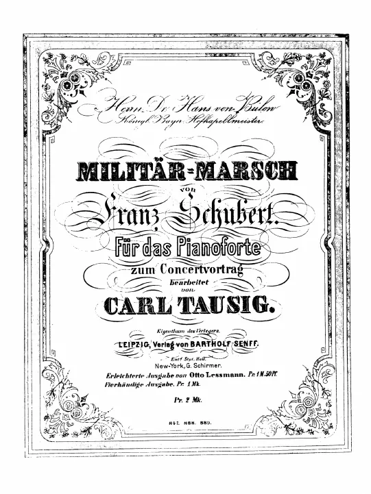 First page of 3 Marches Militaires