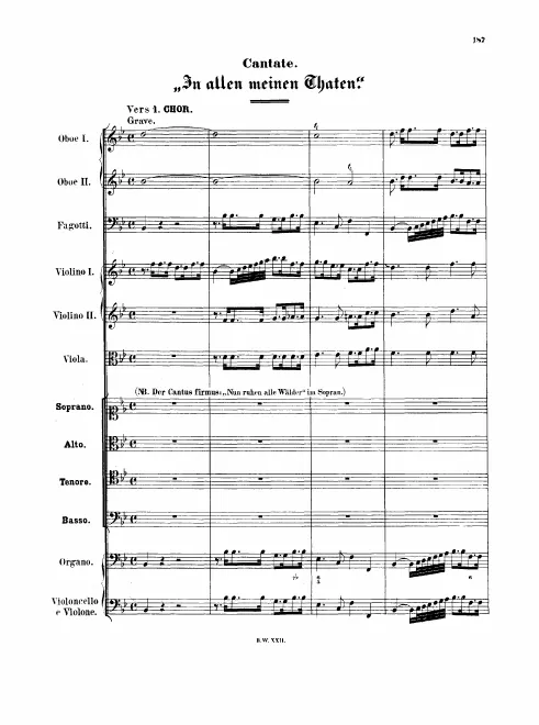 First page of In allen meinen Taten