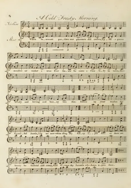 First page of A Cold Frosty Morning