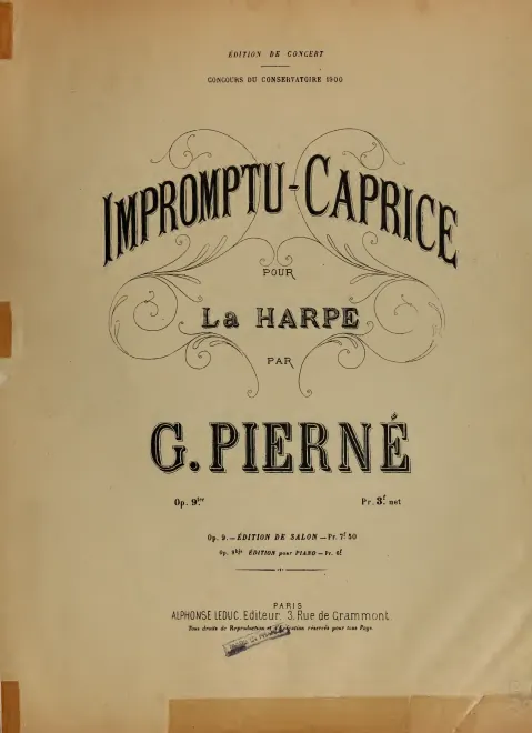 First page of Impromptu-caprice