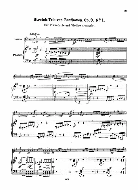 First page of 3 String Trios