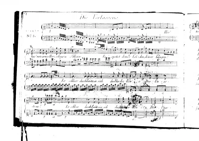 First page of Der Verlassene