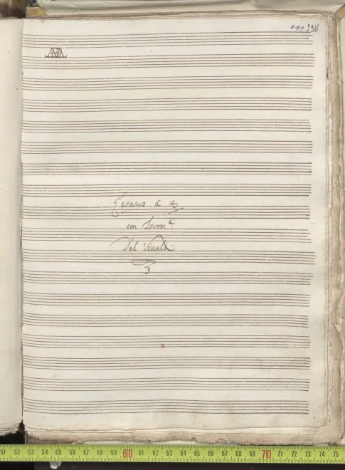 First page of Laetatus sum