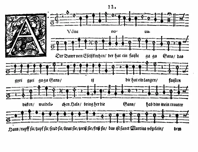 First page of Audite nova! Der Bawr von Eselsskirchen