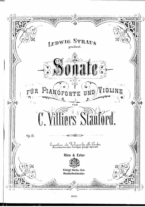 First page of Violin Sonata No.1