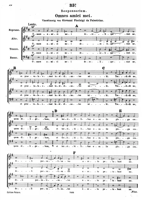 First page of Omnes amici mei