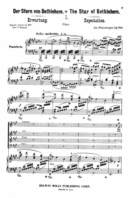 First page of Der Stern von Bethlehem