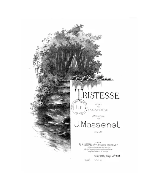 First page of Tristesse
