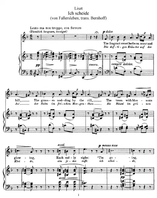 First page of Ich scheide