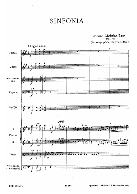 First page of Lucio Silla, W.G 9