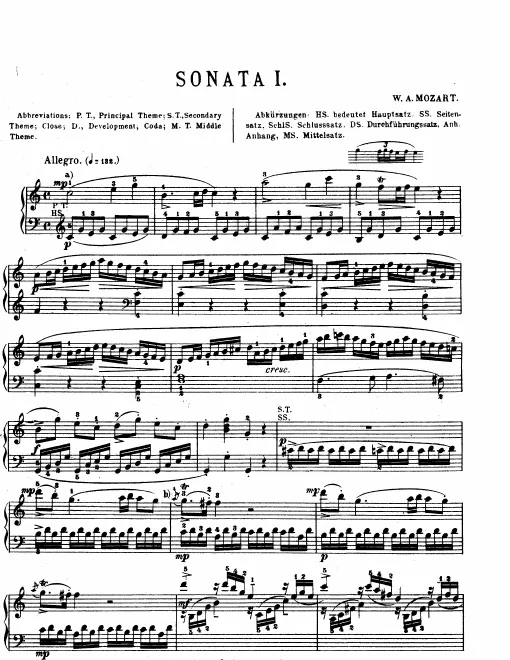 First page of Piano Sonata No.16
