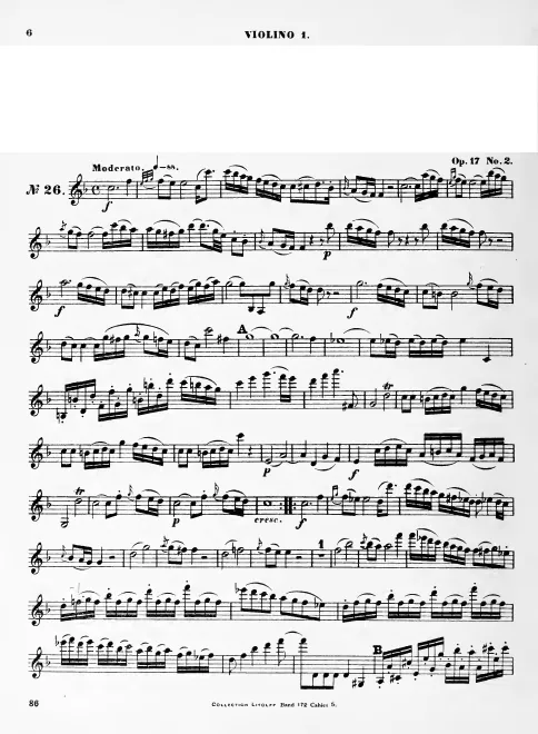 First page of String Quartet in F major