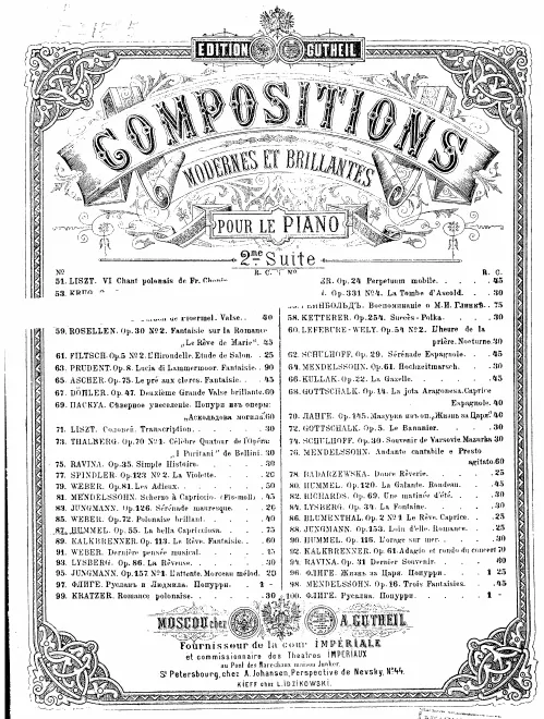 First page of La bella Capricciosa