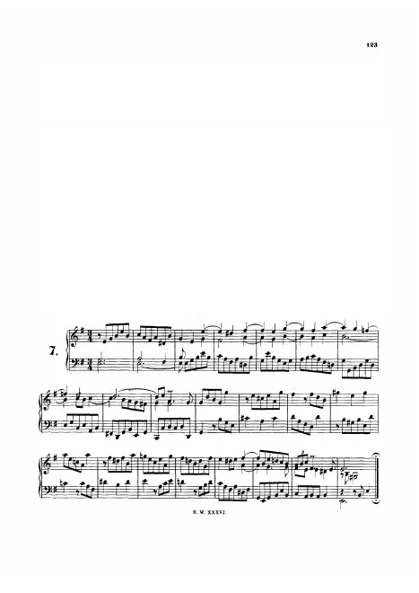 First page of Prelude in E minor