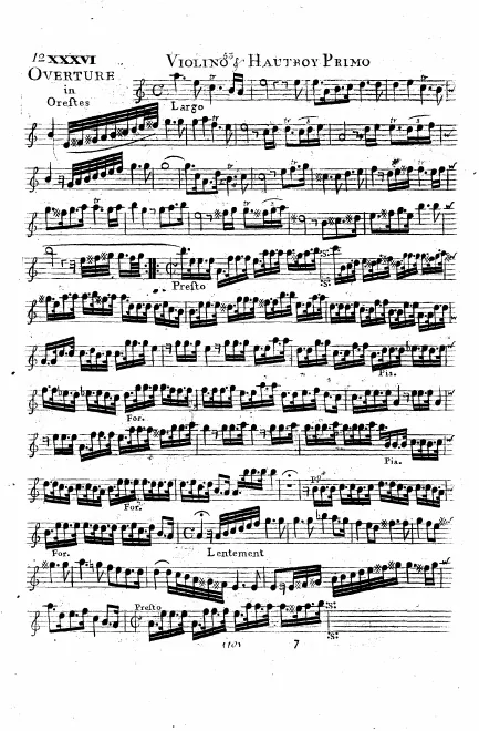 First page of Oreste