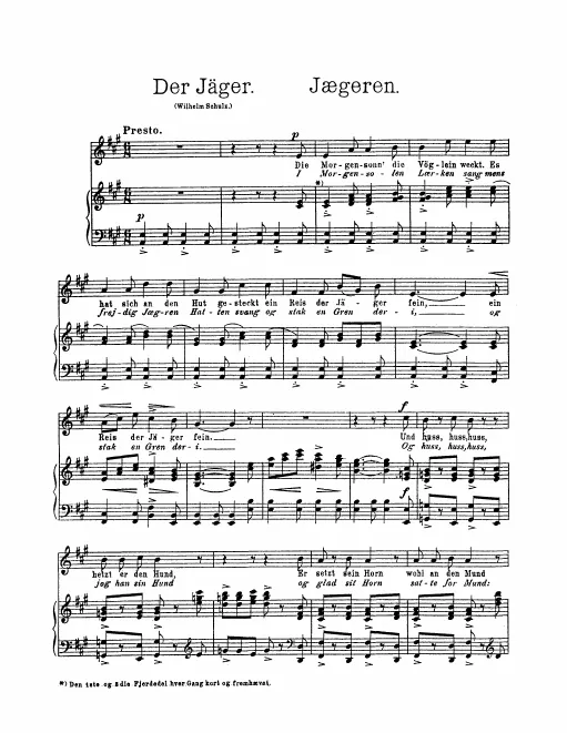 First page of Der Jäger