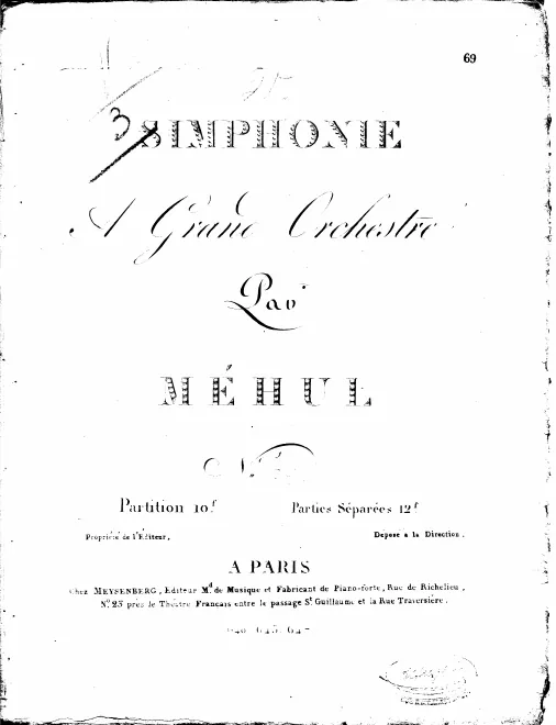 First page of Symphony No.2 in D major