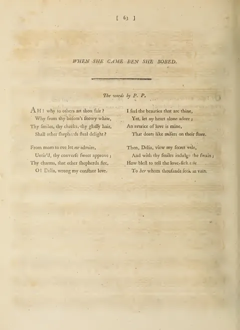 First page of When she came ben she bobet