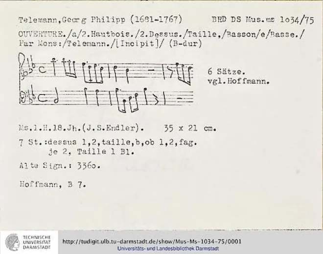 First page of Suite