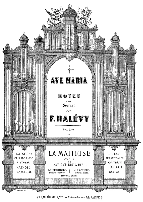 First page of Ave Maria