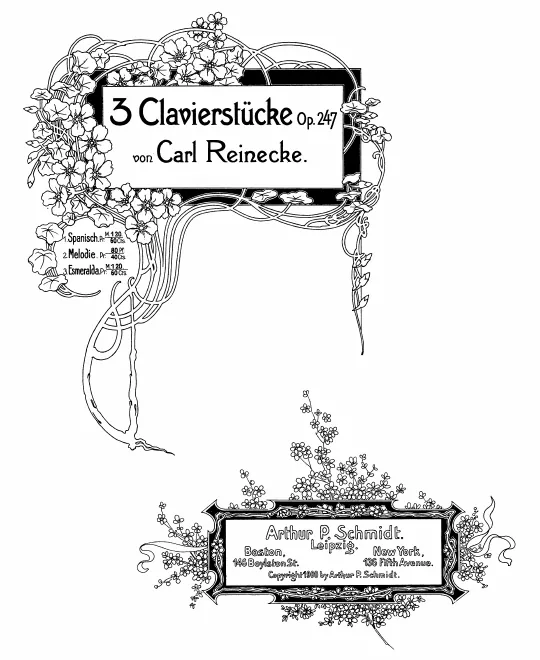First page of 3 Klavierstücke