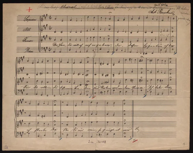 First page of Dir, Herr, dir will ich mich ergeben
