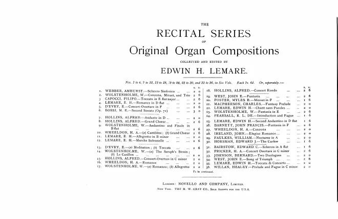 First page of Variations on a Theme of Tchaikovsky