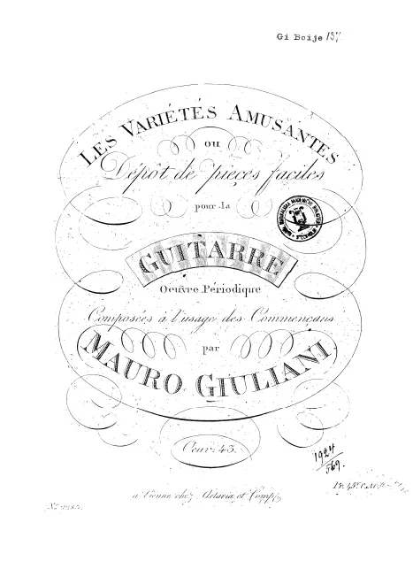 First page of Les variétés amusantes