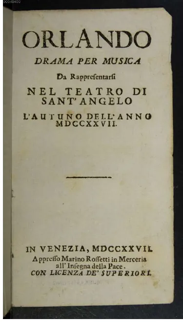 First page of Orlando