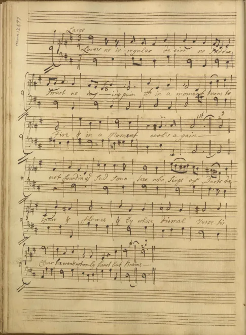 First page of Love's no irregular desire