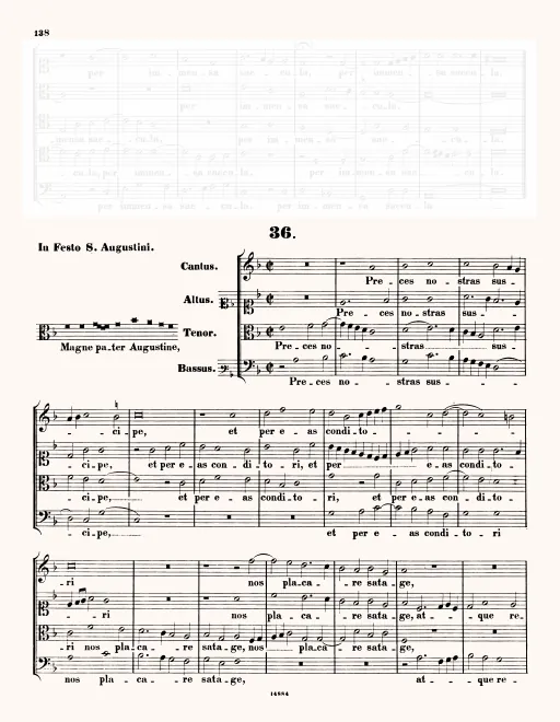 First page of Magne pater Augustine