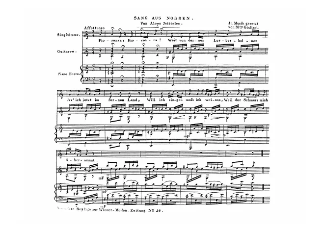 First page of Sang aus Norden