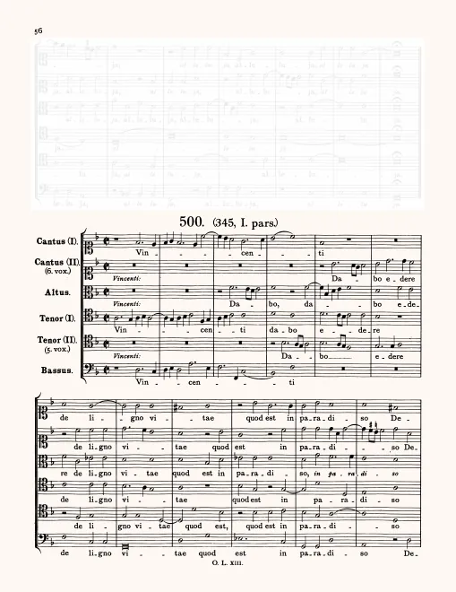 First page of Vincenti dabo edere