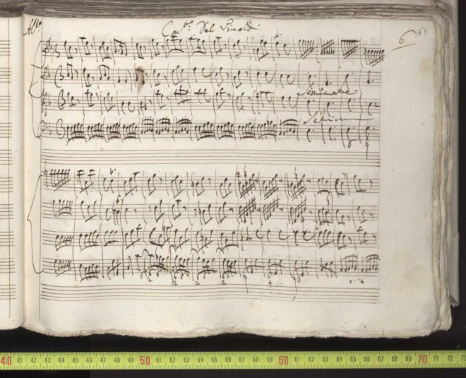 First page of Concerto for Strings in F major