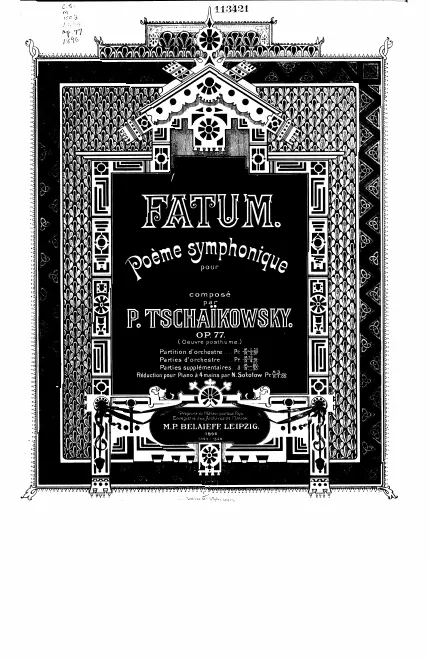 First page of Fatum