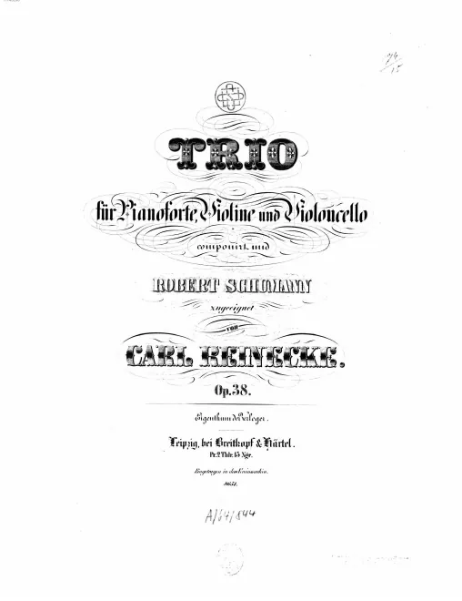 First page of Piano Trio No.1
