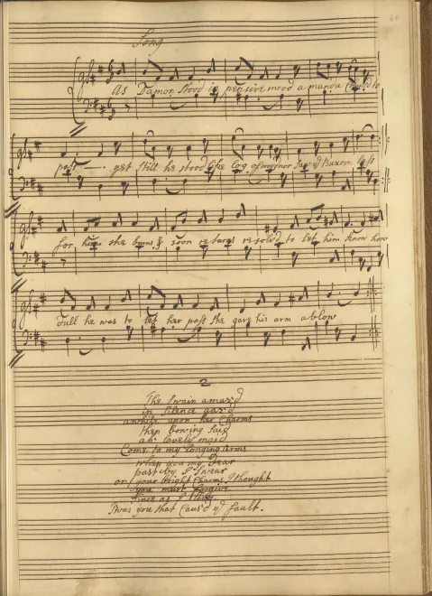 First page of As Damon stood in pensive mood