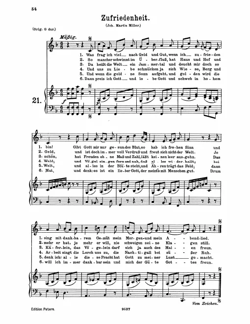 Complete Score (low voice, )
