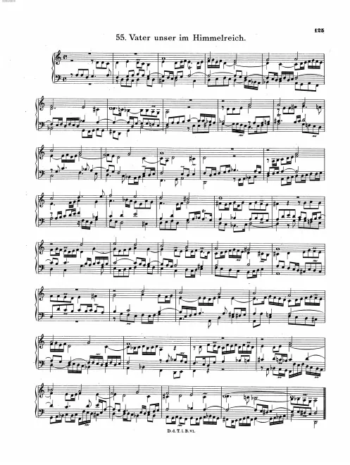 First page of Vater unser im Himmelreich