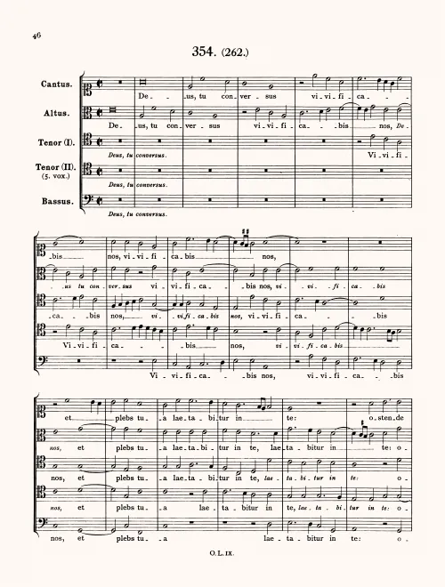 First page of Deus tu conversus